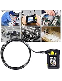 Cámara de inspección DBPOWER, con tubo, para endoscopio, 2,7 pulgadas, visualización LCD a color, semi rígida, función de zoom, rotación de 360 grados, grabación de video digital DVR.