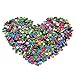 eBoot 70 Grams Loose Sequins Cup Sequins Bulk Iridescent Spangles Craft Supplies for Embroidery Applique Arts and Embellishment, Assorted Colors, 6 mm