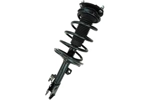 TRQ Front Left Complete Strut & Coil Spring Assembly Drivers Side Compatible with 2004-2006 Lexus RX330 2007-2009 RX350 2006-2008 RX400h 2004-2007 Toyota Highlander