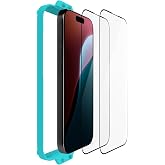 Mous for iPhone 16 Screen Protector - Tempered Glass - 2 Pack - Water and Oil Resistant