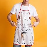HENBRANDT Novelty Men's Funny Sexy Apron for Cooking BBQ Party Kitchen Gift view 6