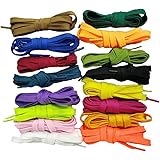 31.4"-47.2" shoe laces shoelaces,flat shoe laces,shoe laces for sneakers 16 Pairs