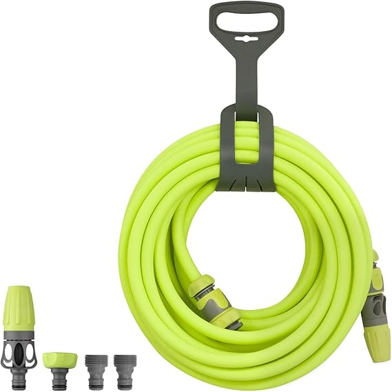 Flexzilla Garden Hose Kit with Quick Connect Attachements, 1/2 in. x 50