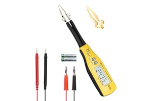 GOYERRNES Digital SMD Tester 6000 Counts, Auto Ranging Intelligent Resistance Capacitance Diode Zener LED Battery Power Multi Meter Tweezer