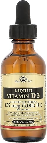 Solgar Liquid Vitamin D3 62.5 µg 1250 IU Orange 59 ml Dropper view 3
