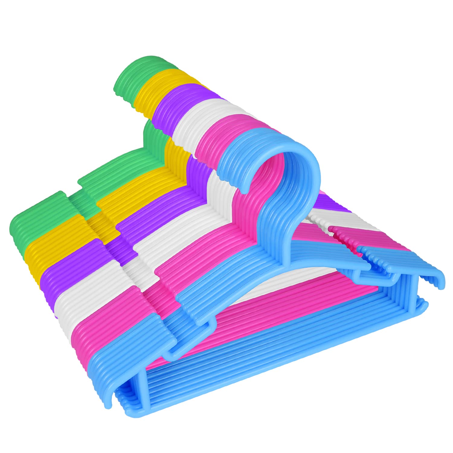 Photo 1 of GoodtoU 60Pack Baby Clothes Hangers for Closet Plastic Small Kids Hangers Childrens Nursery Hangers Infant