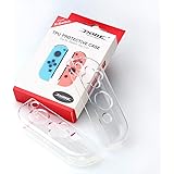 Finera Small Handle TPU Case Transparent TPU Soft Protective Case for Nintend Switch Joy-con