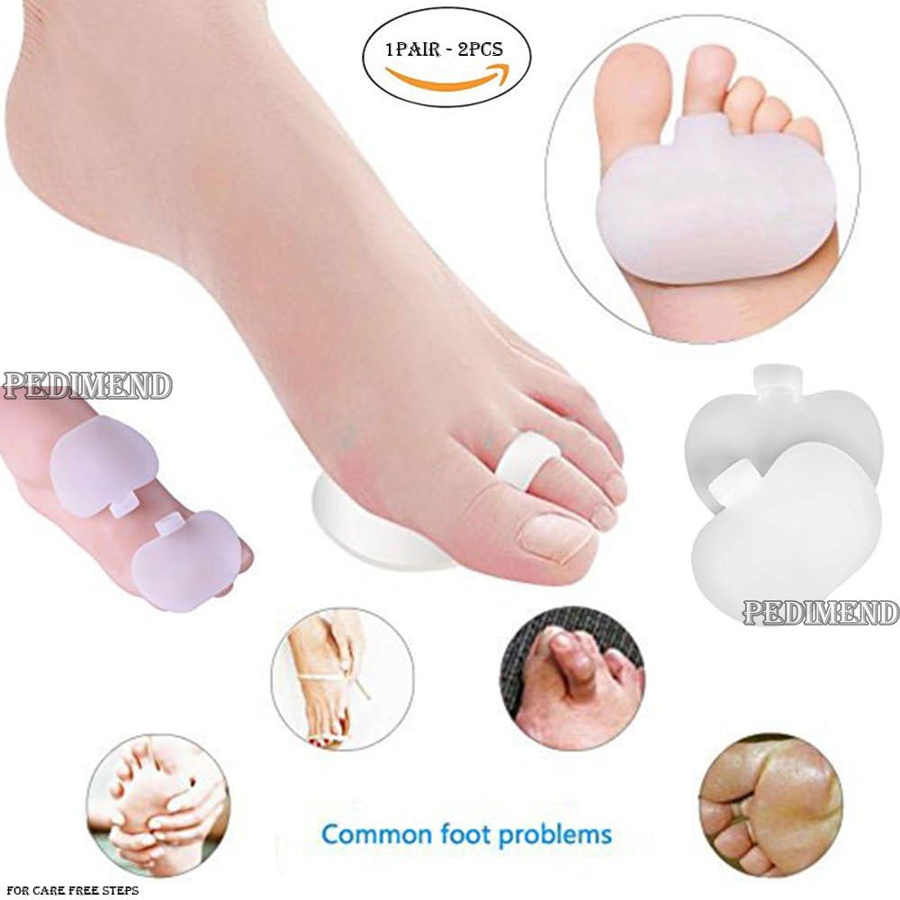 Pedimend Silicone Gel Forefoot Pad & Toe Separator (1PAIR) Metatarsal Pads Morton's Neuroma