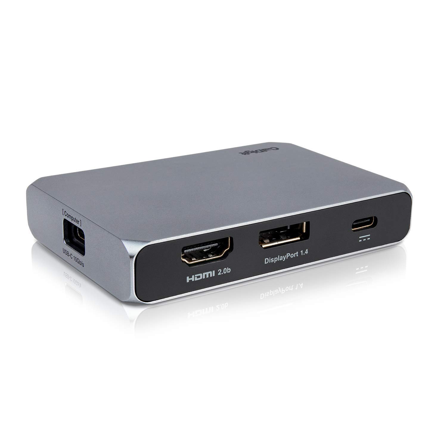 CalDigit USB-C Gen2 10Gb/s SOHO Dock - Up to 4K 60Hz, HDMI 2.0b, HDR, DisplayPort 1.4, 10Gb/s USB A & USB C, UHS-II microSD and SD Card Readers, Passthrough Charging