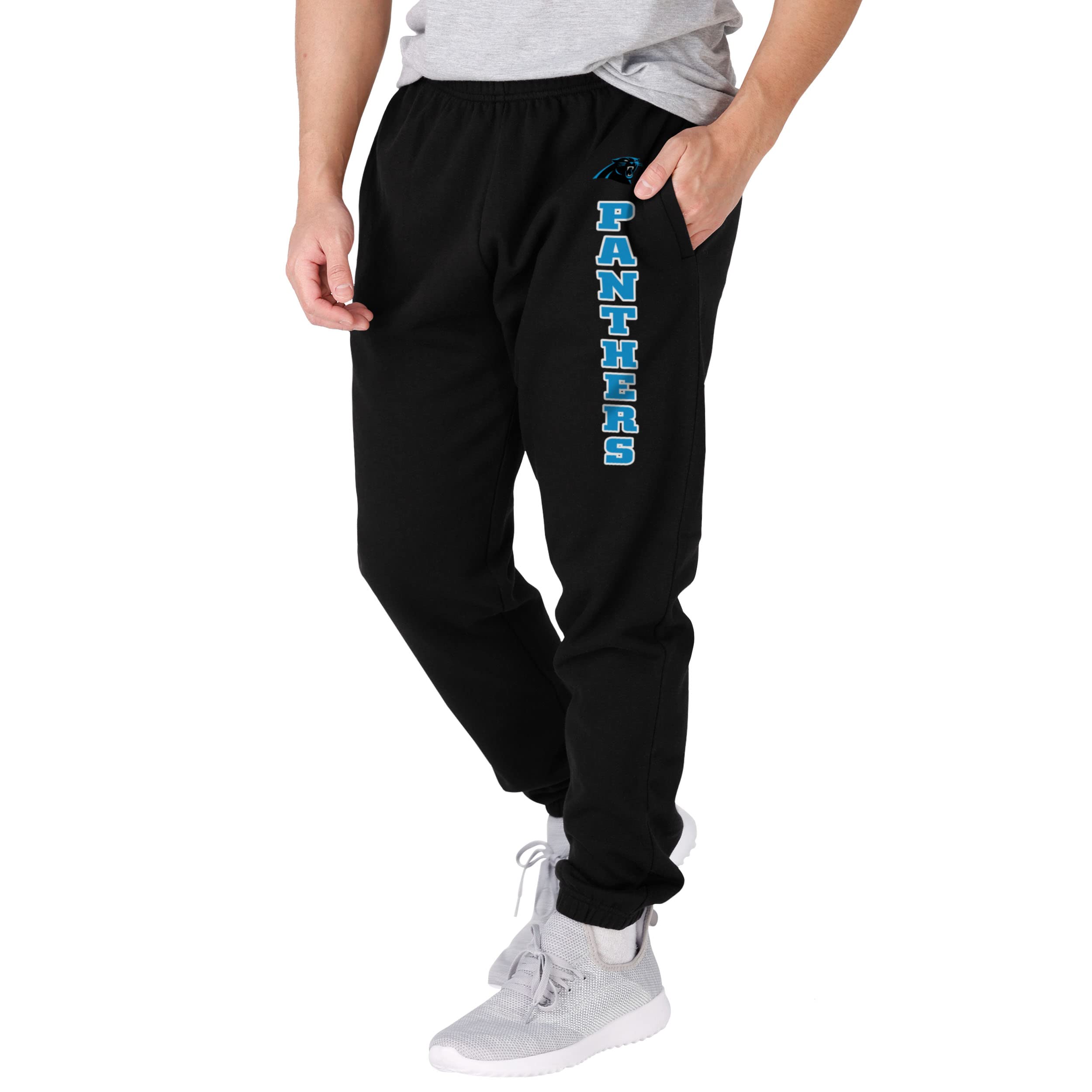 Carolina Panthers NFL Mens Team Color Sweatpants Image