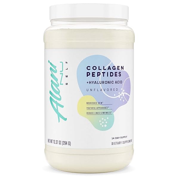 ALANI NU COLLAGEN PEPTIDES POWDER UNFLAVORED | 18G PROTEIN | SUPPORTS BONE, SKIN AND NAIL HEALTH | COLLAGEN FOR WOMEN | 80MG OF HYALURONIC ACID | GLUTEN FREE | SUGAR FREE | 14 SERVINGS