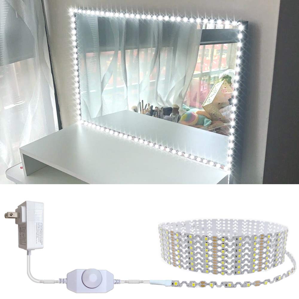 Photo 1 of ZOKON 13ft/4M Voice Led Vanity Mirror Lights Kit - Bendable (Switch Control)