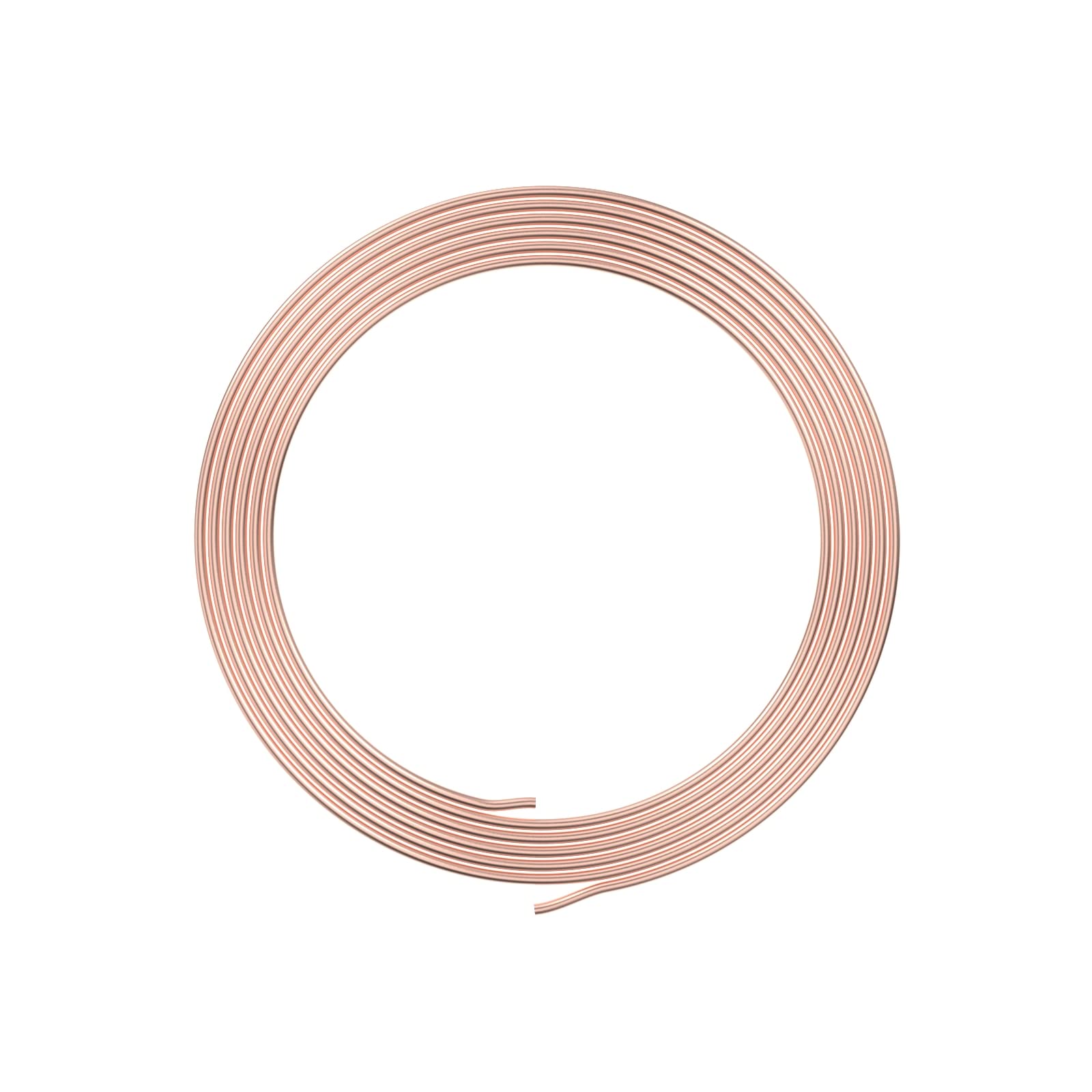 Aopin Red Copper Refrigeration Tubing ID 1.2mm / 1/20" x OD 2.2mm / 1/10" x 4m / 13.12 Ft / 157 in Length for Refrigerator Capillary Tubing, Cooling Systems