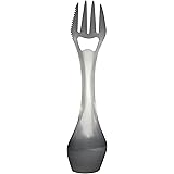 Stainless Steel Spork | Knife Fork Spoon Bottle Opener Combo. Lightweight Strong Spork Great For Lunch Box, Work, Home, Beach, Camping & Eating Outdoors