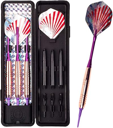 JTMML Dartpfeile mit weicher Spitze, 3 Stück, 18 g, professionelles