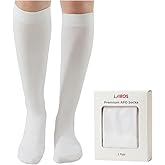Lairos AFO Socks for Kids - 90% Cotton, Highly Stretchy, No Threads Inside, Solid Colors &amp; Prints