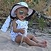 Infant Baby Girl Romper Anchor Bodysuit Jumpsuit Outfits Sunsuit Ruffles Clothes (0-6 Months, White)