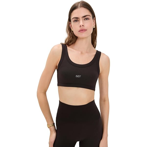 Set Women's Sculptflex Power Hold Bra, Espresso, Brown, XS at