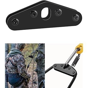 4-Piece Metal Tree Stand Branch Holders - Adjustable Hunting Support With Straps For Tree Platforms