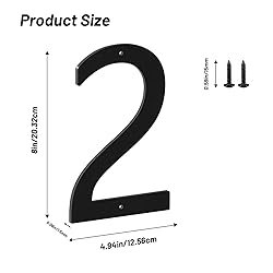 8 Inch House Numbers and Metal Letters for Outdoor
