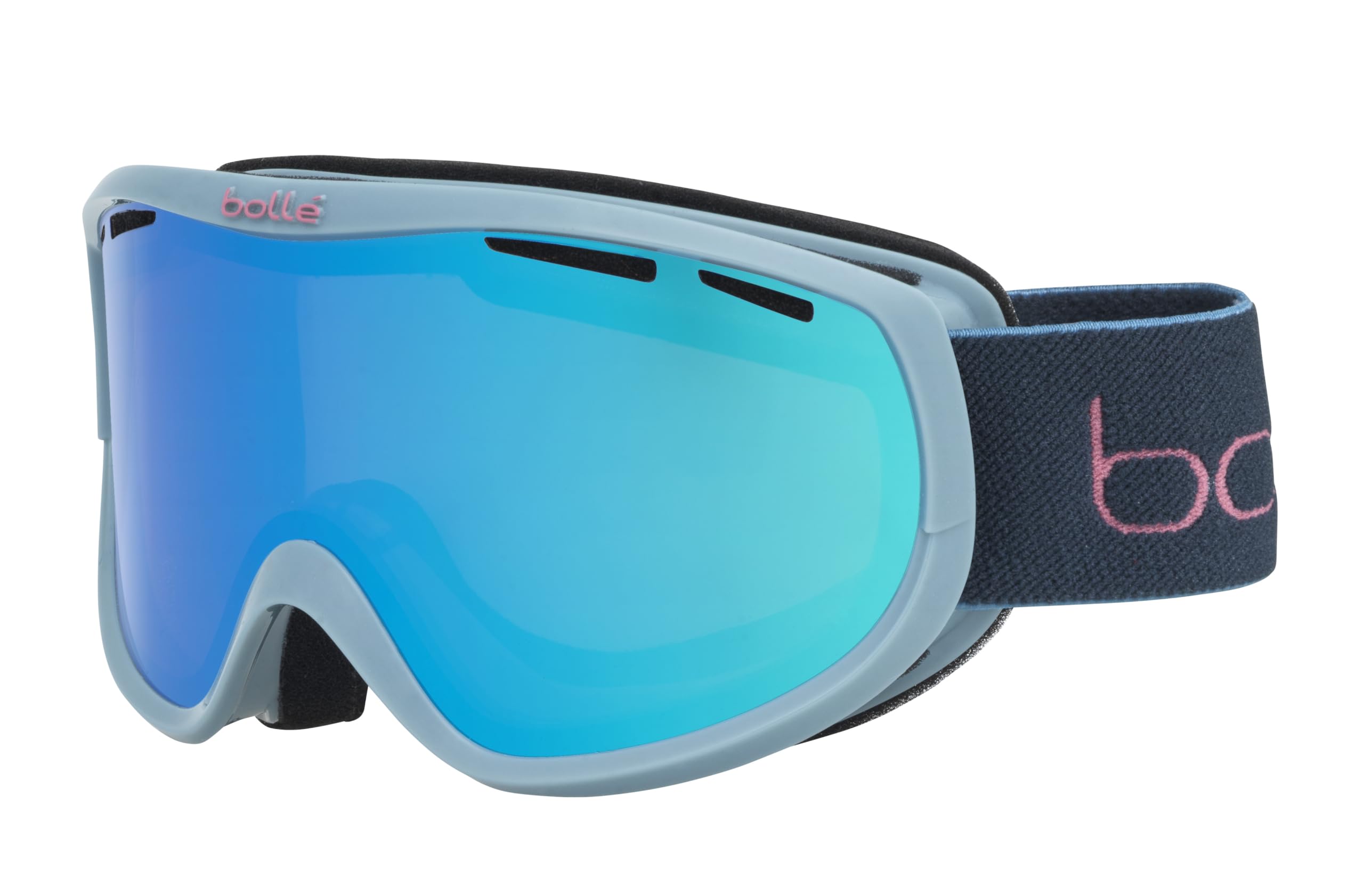 bollé - Sierra, Storm Blue Shiny, Azure Cat 2, Small-Medium, Snow Goggles, Feminine, Adult
