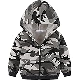 Mud Kingdom Boy Zip Up Hoodie Sweatshirt with Hood Rainbow Patchwork