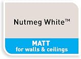 Dulux Matt Emulsion Paint For Walls And Ceilings Nutmeg White 2.5 Litres view 9