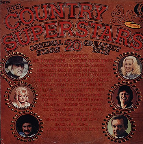 George Jones - Various - Country Superstars - 20 Greatest Hits - K-Tel - Wc 323 - Canada - - Near Mint - Zortam Music