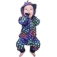Yuemengxuan Newborn Infant Baby Boys Girls Cartoon Dragon Dinosaur Hooded Romper Jumpsuit Pajamas Outfits