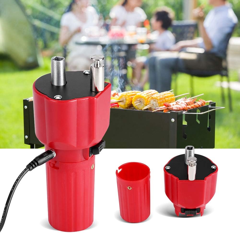 Barbecue Motor 5 V Red Solid Construction Barbecue Grill Rotator BBQ