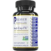 Premier Research Labs Medi-Clay-FX - Absorbs Toxins - 90 Capsules | Bentonite Clay Capsules for Detoxification, Food Grade Smectite Supplement, Supports Cellular Health