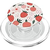 Cute Strawberry Pattern PopSockets PopGrip for MagSafe