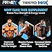 Prime X Testo Max- All Natural Free Testosterone Booster to Increase Sex Drive & Libido, Burn Fat, Build Lean Muscle, Improve Performance