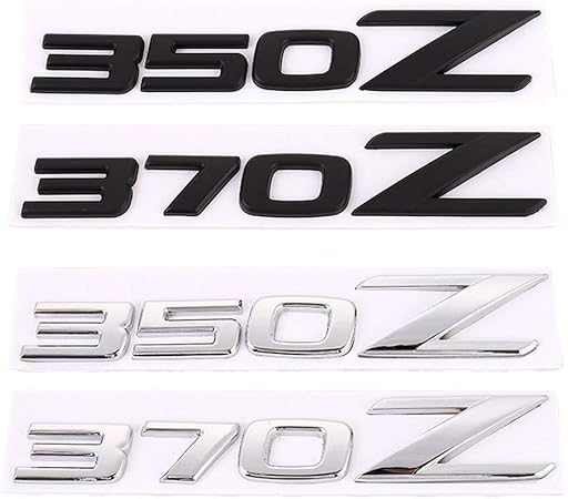 Amazon Ljlsdpz 3d金属車のステッカーリアロゴエンブレムバッジステッカーデカール車のスタイリング 日産350z 370zフェアレディz Z3 Z34 エンブレム 車 バイク