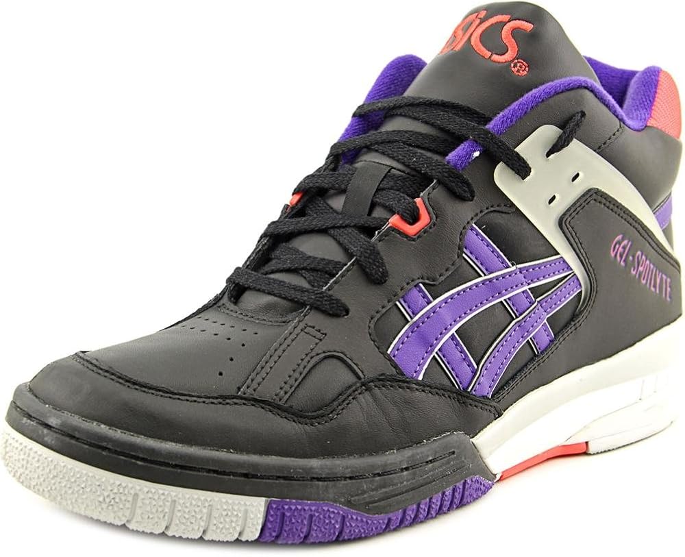 Asics Gel Spotlyte Men H Round Toe Leather Black