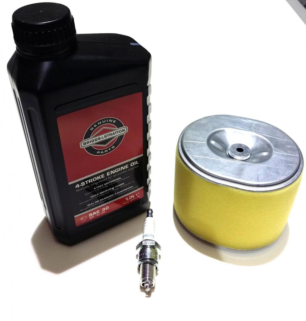 Engine Service Kit Includes Oil, Air Filter and Spark Plug Compatible With Honda GX340 and GX390 Models