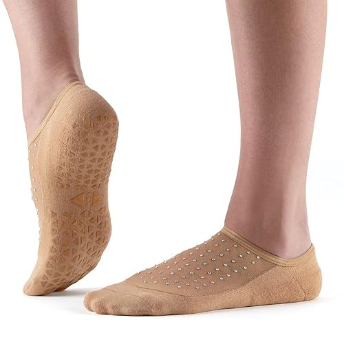 TAVI NOIR Women's Maddie Non-Slip Socks Grip Barre, Dance
