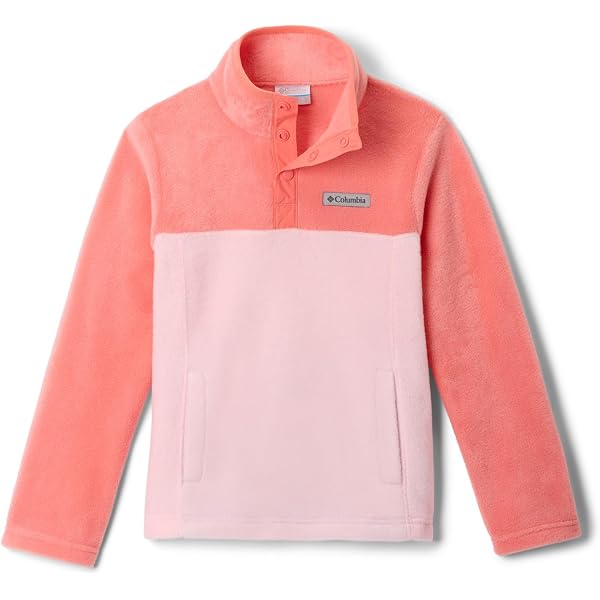 Columbia Unisex Kinder Steens Mountain Fleece-Pullover – Mit 1/4 Reißverschluss, Kapuze, Taschen, In Verschiedenen Farben