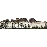 Castle Mountain Banff National Park Cardboard Cutout &ndash; 90 x 22 in Life-Size Freestanding Standee