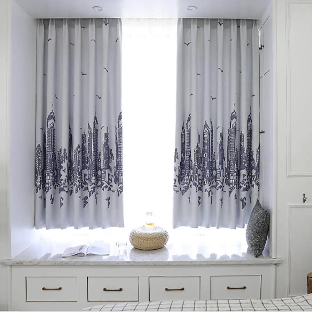 160cm x 115cm Modern Waterproof Window Curtain Recording Studio with