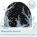 Mydeal Bluetooth Beanie Hat Winter Warm Soft Knit Cap with Wireless Headphone Headset Earphone Stereo Speaker Microphone Hands Free for Outdoor Sport,Compatible with Iphone Android Cell Phones - Black