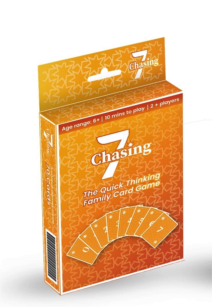 Chasing 7 card game/Quick thinking/Quick reactions/Fun for the family
