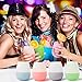 KindGa Silicone Wine Glasses Set of 6 Unbreakable Stemless Outdoor Rubber White Wine Cups,100% Silicone Dishwasher Safety - Foldable Shatterproof Party Cups for Travel Camping Pool Picnic/ 12 oz