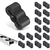 Drawer Stoppers Slide Bumper for Drawer Slide Rubber End Stopper (20 Pack)