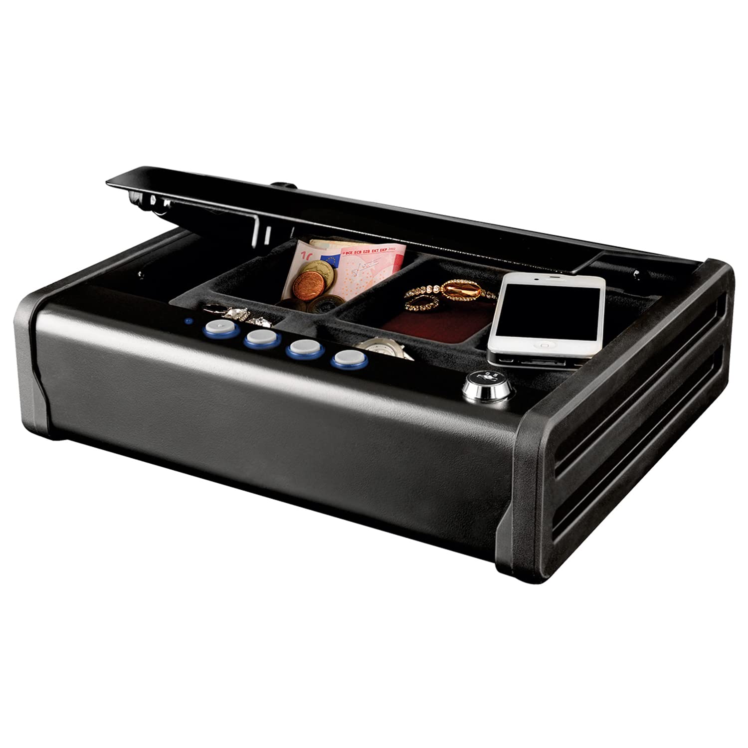 MASTER LOCK Small Safe [Digital Combination] MLD08E - Best Used for Money, Jewellery, Passports and More, 8,1 cm x 30,7 cm x 25,1 cm — image 1