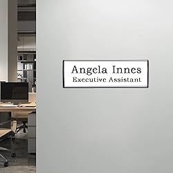 Custom Office Wall or Desk Name Plates with