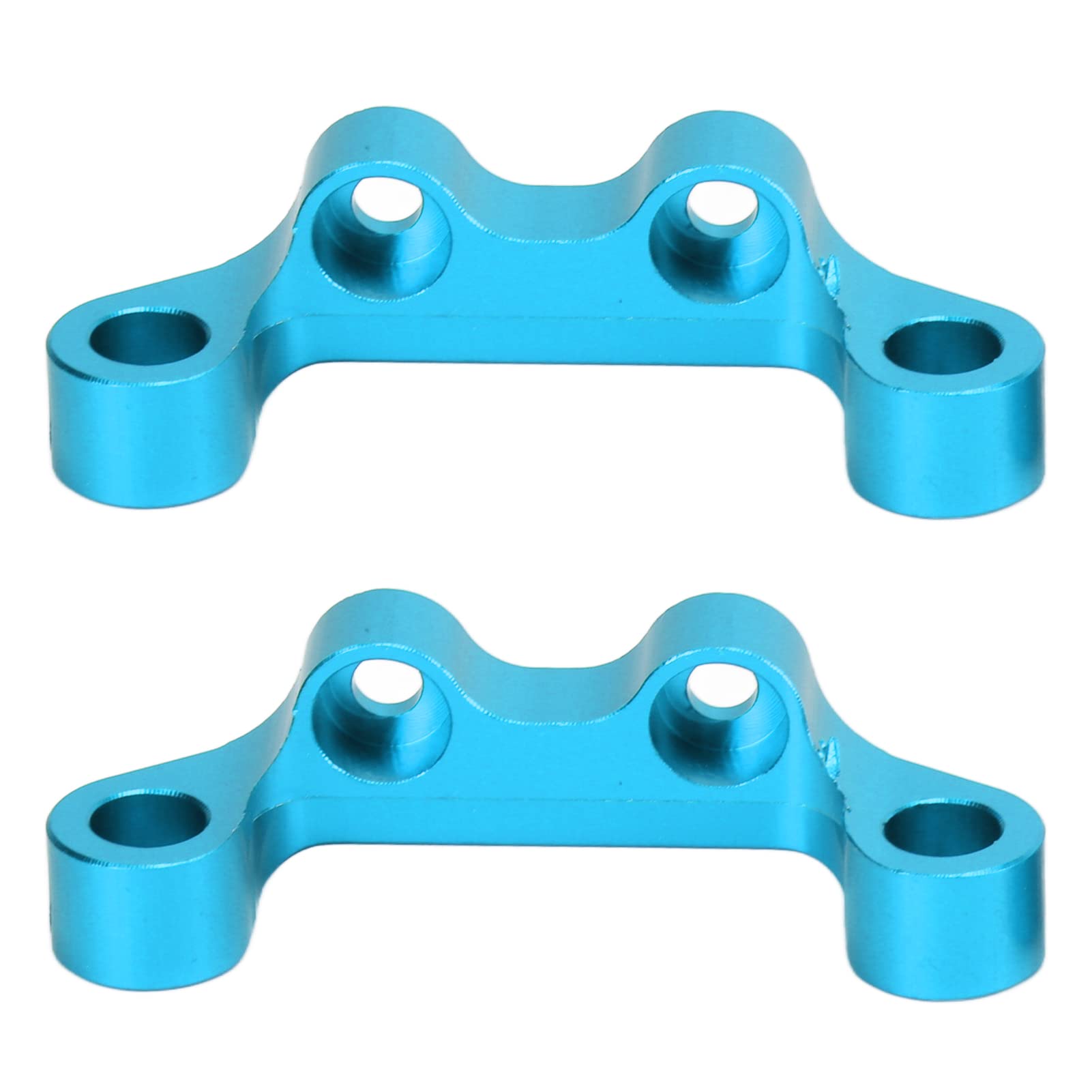 RiToEasysports RC Suspension Arm Mount, 2Pcs Aluminum Alloy RC Upper Suspension Arm Mount for TT02 1/10 Remote Control Car(blue)