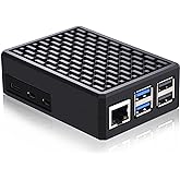 GeeekPi Aluminum Case for Raspberry Pi 5, Pi 5 Armor Case with Cooling Column and Thermal Pads for Raspberry Pi 5 4GB/8GB