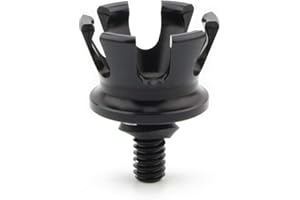 LINGDU 1/4"-20 Thread Seat Bolt Crown Seat Screw Aluminum for Harley Sportster 883 1200 Dyna Touring Softail 1996-2023