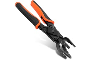 Carbon Steel Pipe Disconnect Plier for 1/2" 3/4" 1" Anti Deformation Push to Connect Removal Tool for PEX PVC Copper Pipe